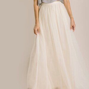 Jenny Yoo BHLDN Tulle Bridal Skirt